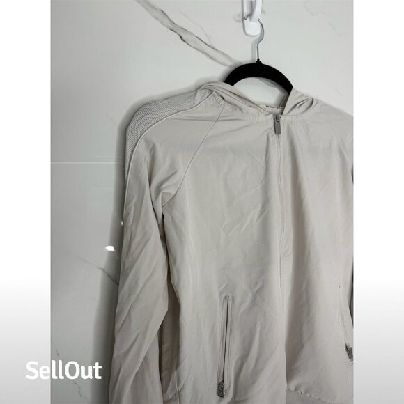 Max Studio Women's Gray Full-Zip Lightweight Hoodie Size S running athletic - Picture 2 of 9